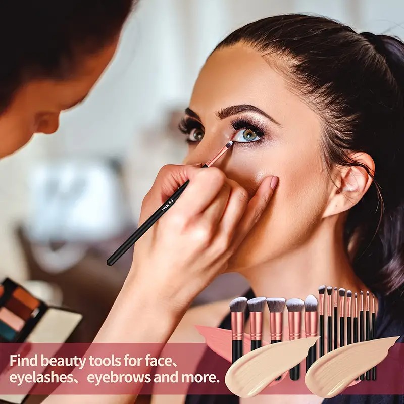 14PCS Makeup Brushes Set Professional Foundation Eye Shadow 5