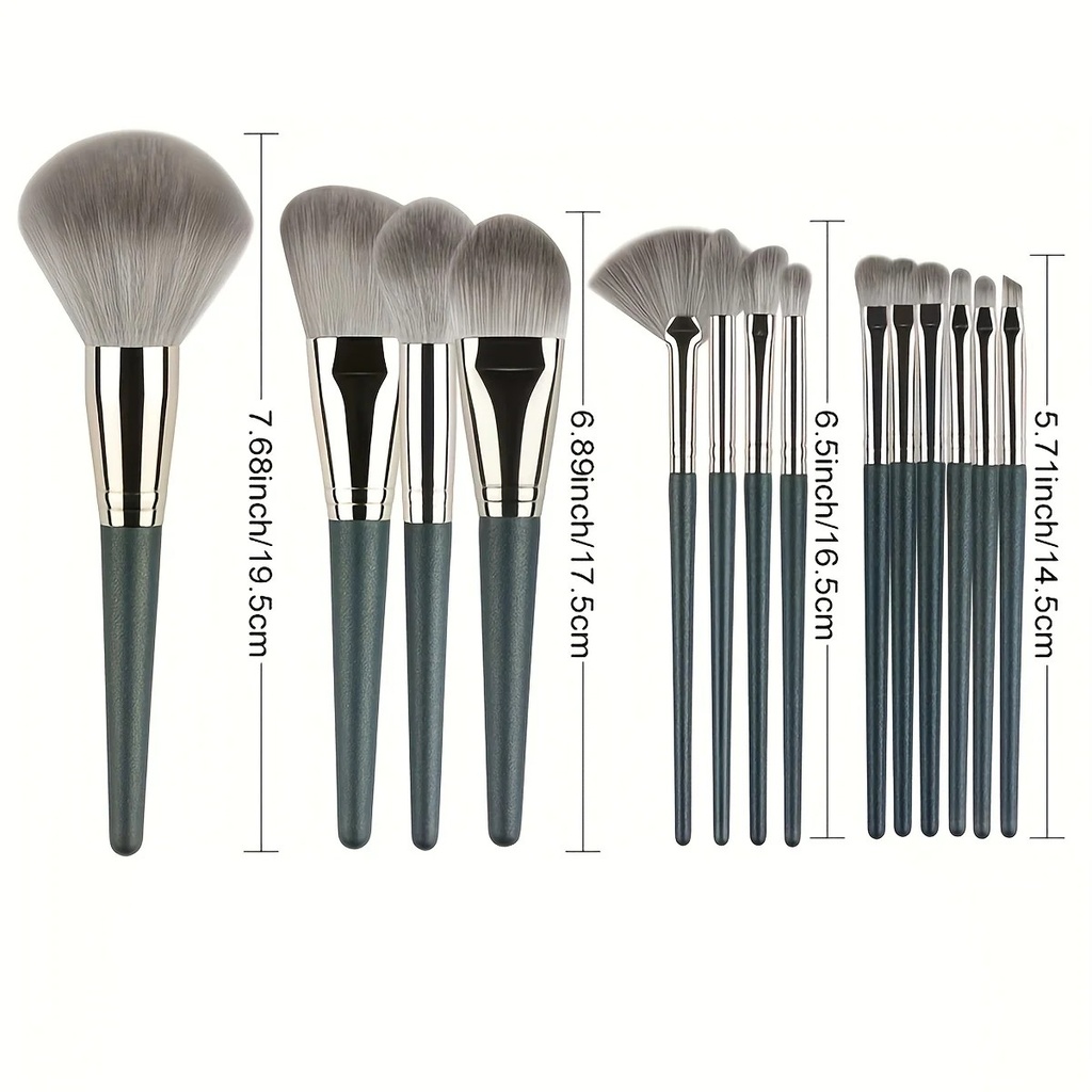 14 Piece Makeup Brush Set Soft Fluffy Eyeshadow Brush Concea 3