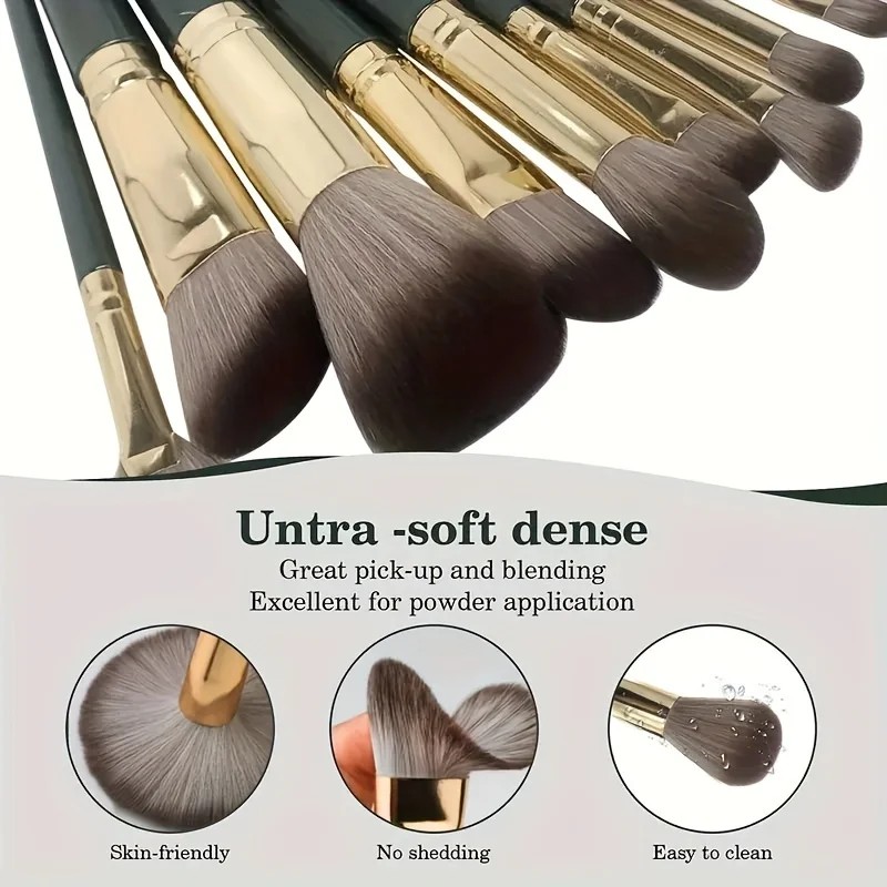 14 Piece Makeup Brush Set Soft Fluffy Eyeshadow Brush Concea 4