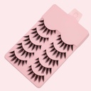 5 Pairs of Dramatic Manga Style False Eyelashes - Thick Doll 3