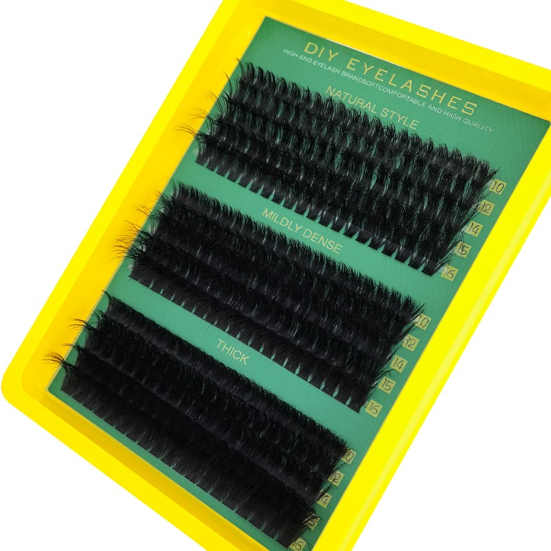 60D80D100D Thick False Eyelashes with Mixed Length 6