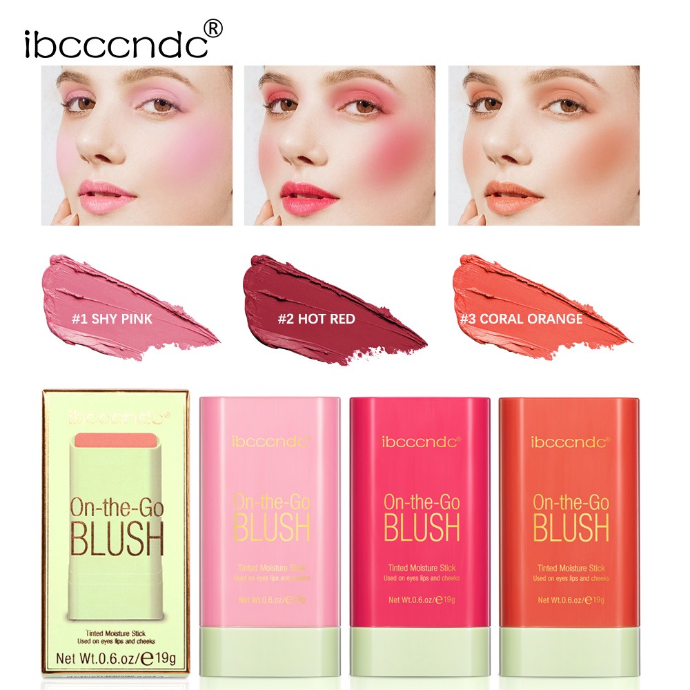 Make Up Functional Blush Stick Easy Color Rouge Blusher Crea 3