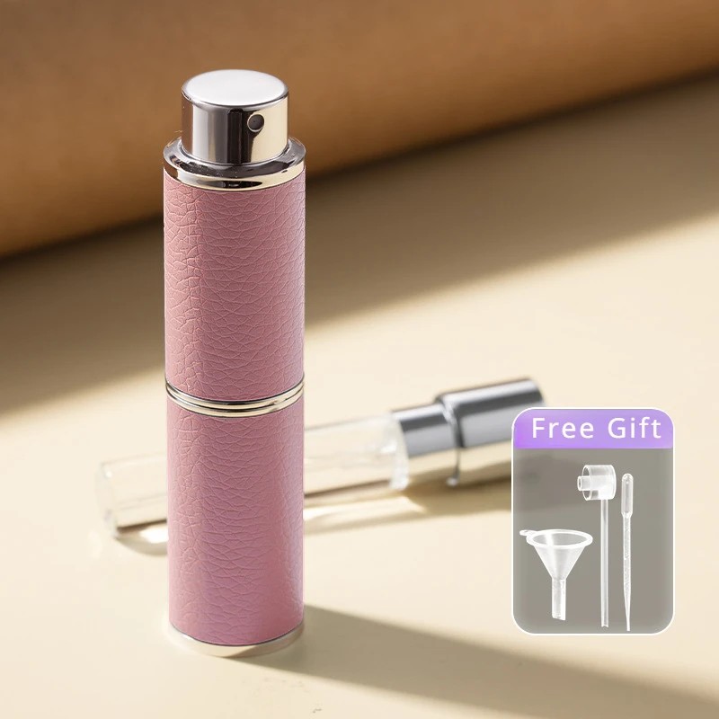 8ML Refillable Perfume Atomizer Highend Leather Mini Cosmeti 5