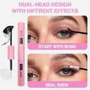 200 Clusters of 40D Single False Eyelashes Set - Includes Gl 3
