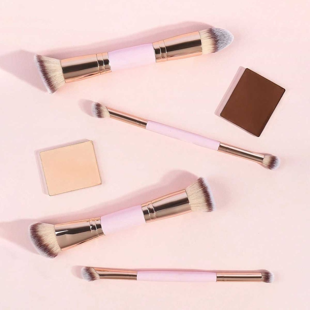 4pcs Basic Makeup Brushes Set With Box Dual-ended Foundation 2