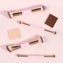 4pcs Basic Makeup Brushes Set With Box Dual-ended Foundation 2