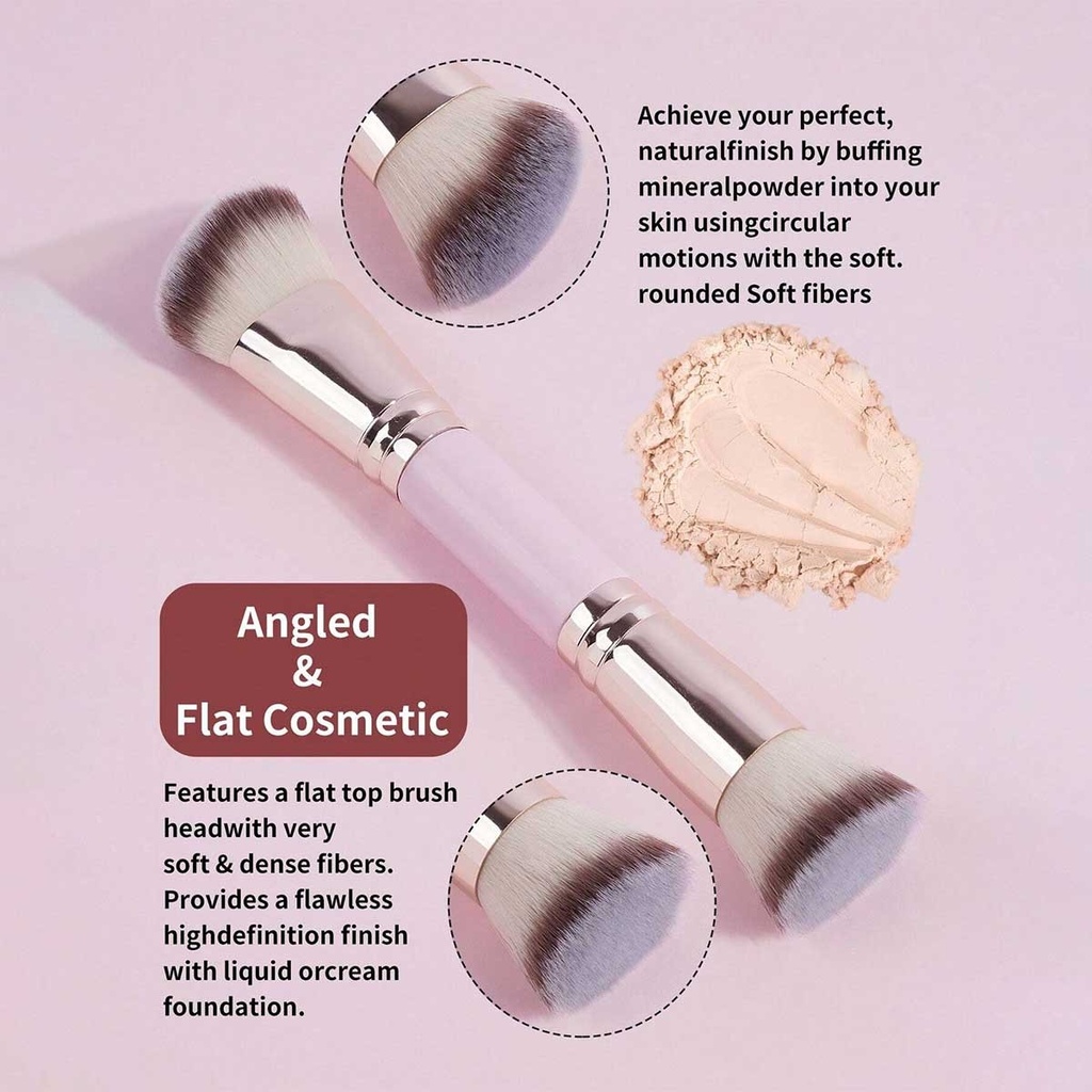 4pcs Basic Makeup Brushes Set With Box Dual-ended Foundation 4