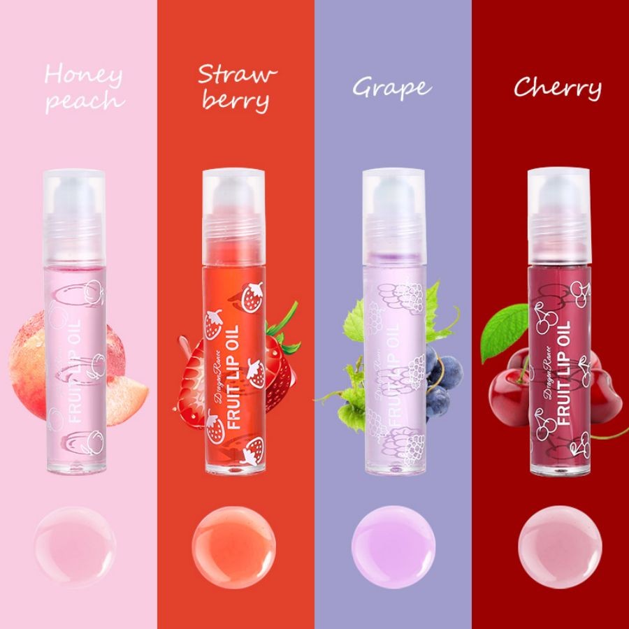 Rolling Bead Lip Oil Set of Four Moisturizing Lotion 2
