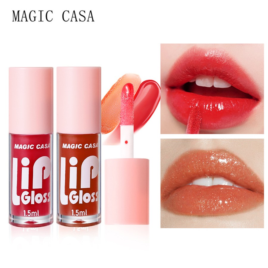 6pcs/set Small bottle Hydrating Jelly Lip Oil long-lasting 3