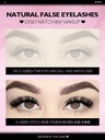 GROINNEYA False Eyelashes Cat Eye Faux Mink Lashes Wispy Las 5