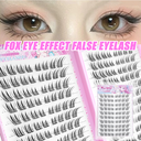 Fox Eye Glue-Free False Eyelashes Easy to Apply Beginner Fri 3