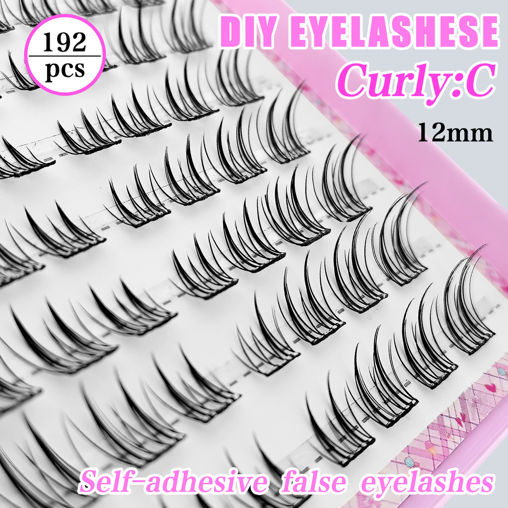 Fox Eye Glue-Free False Eyelashes Easy to Apply Beginner Fri 4
