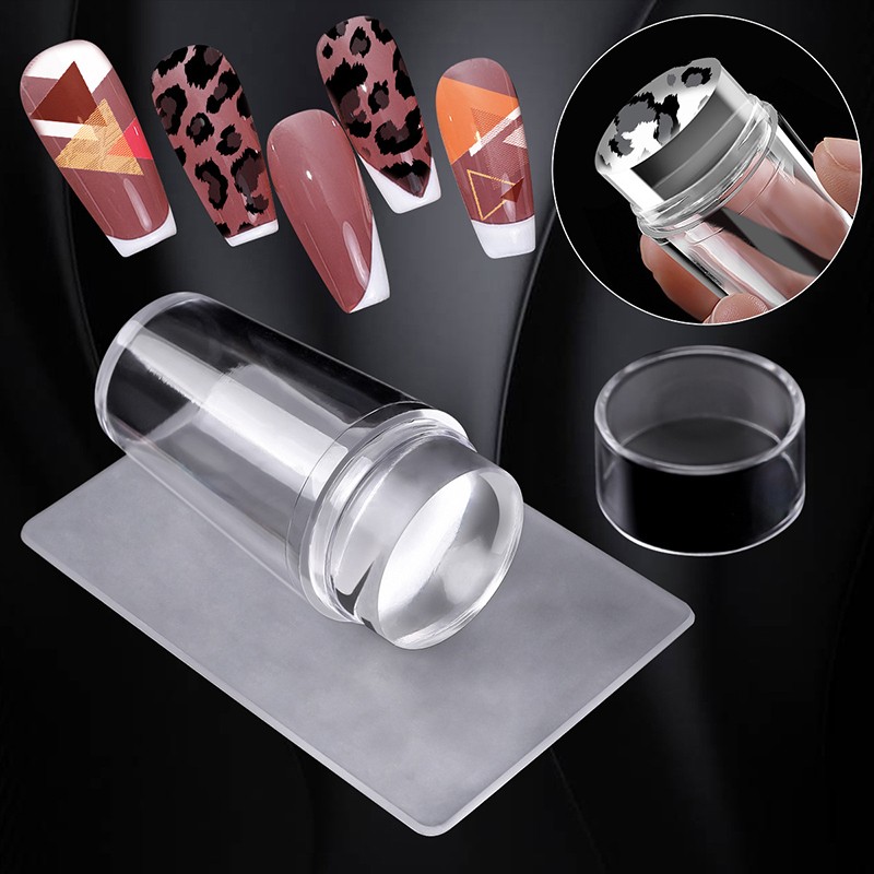 Nails Art Stamping Plates Kit French Manicure Design Plate S 4