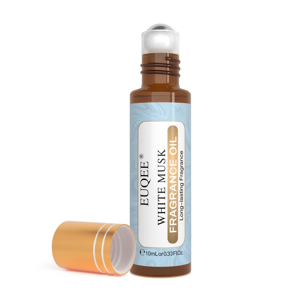 EUQEE 10ml Roll-on Perfume Oils Coconut & Vanilla White Musk 2