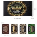 4 Pack Mens Solid Colognes Men 0.5 Oz - Men Solid Perfume wi 4