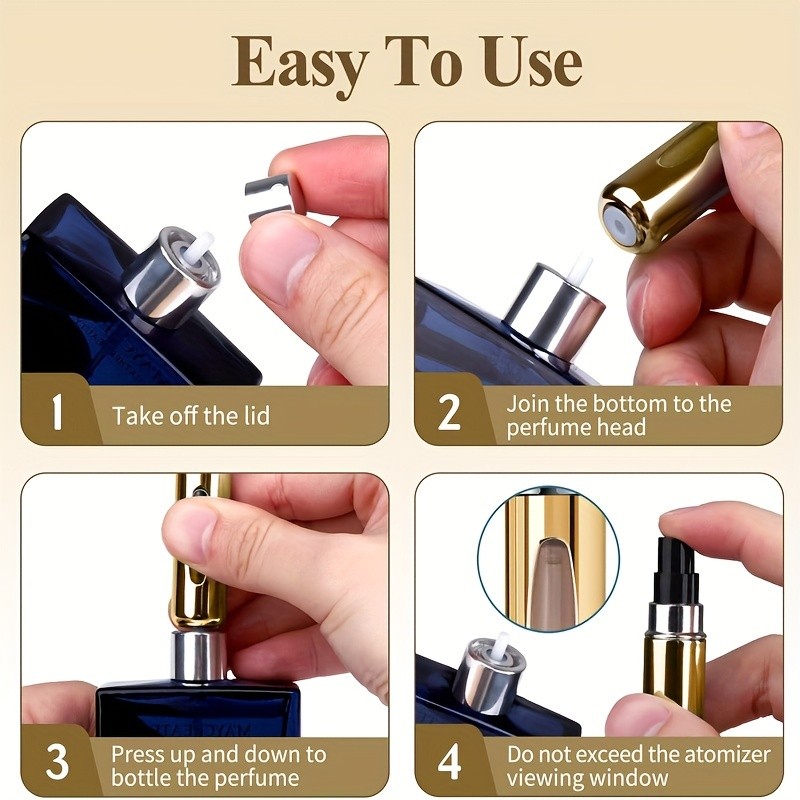 Mini Refillable Perfume Atomizer Aluminum 5