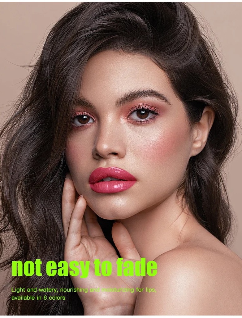 6-tone moisturizing lip gloss luminous oil lip gloss 3