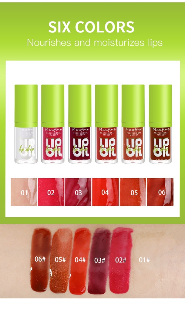 6-tone moisturizing lip gloss luminous oil lip gloss 4