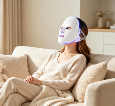 HTMCK 7 Color LED Light Therapy Face Mask 2