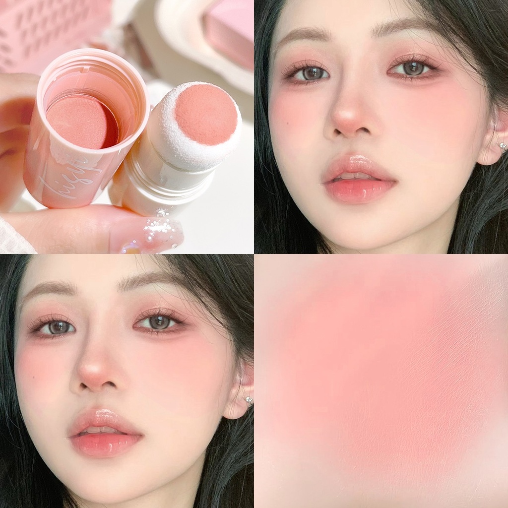 HISYI Yunrou Soft Fog Blush Stick - Energetic and Bouncy 3