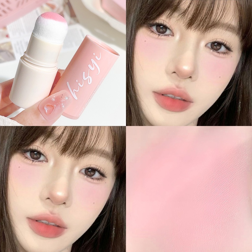 HISYI Yunrou Soft Fog Blush Stick - Energetic and Bouncy 4