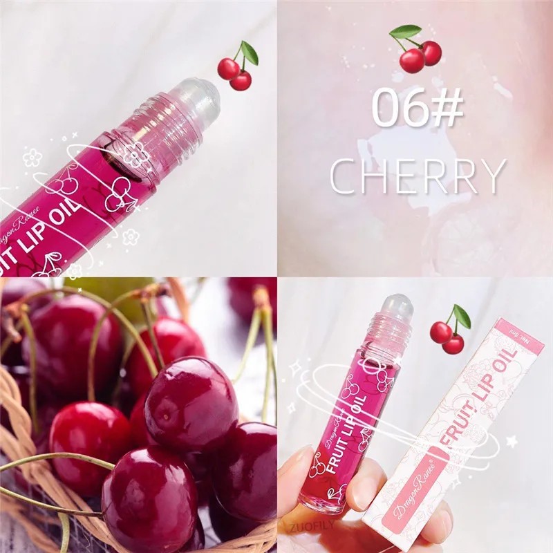 Fruit Lip Gloss Transparent Lip Oil Moisturizing Reducing Li 4