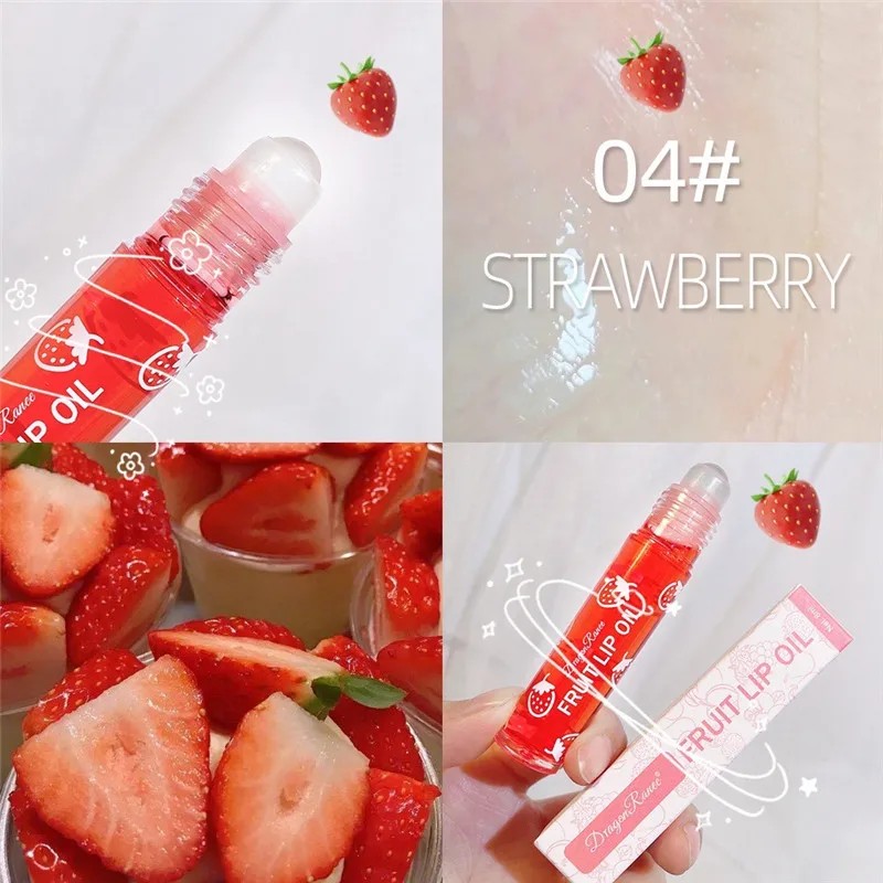 Fruit Lip Gloss Transparent Lip Oil Moisturizing Reducing Li 5
