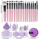 Makeup Brush Set 20Pcs Kit Soft Fluffy Eye Shadow Brushes Co 6