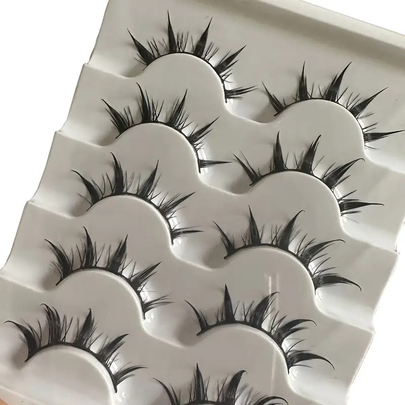 5 Pairs of Anime-Style False Eyelashes 2