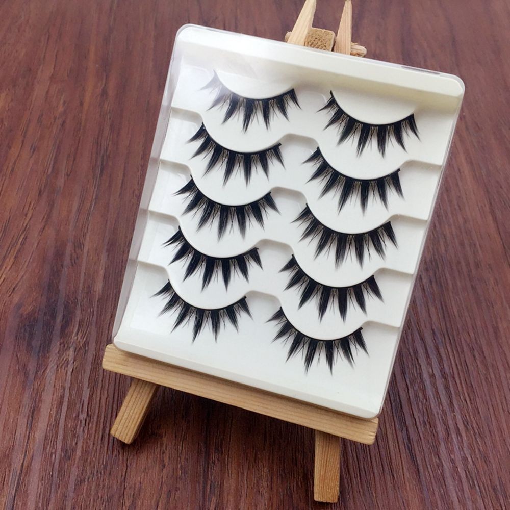 5 Pairs Little Devil Cosplay False Lashes Makeup Extension F 6