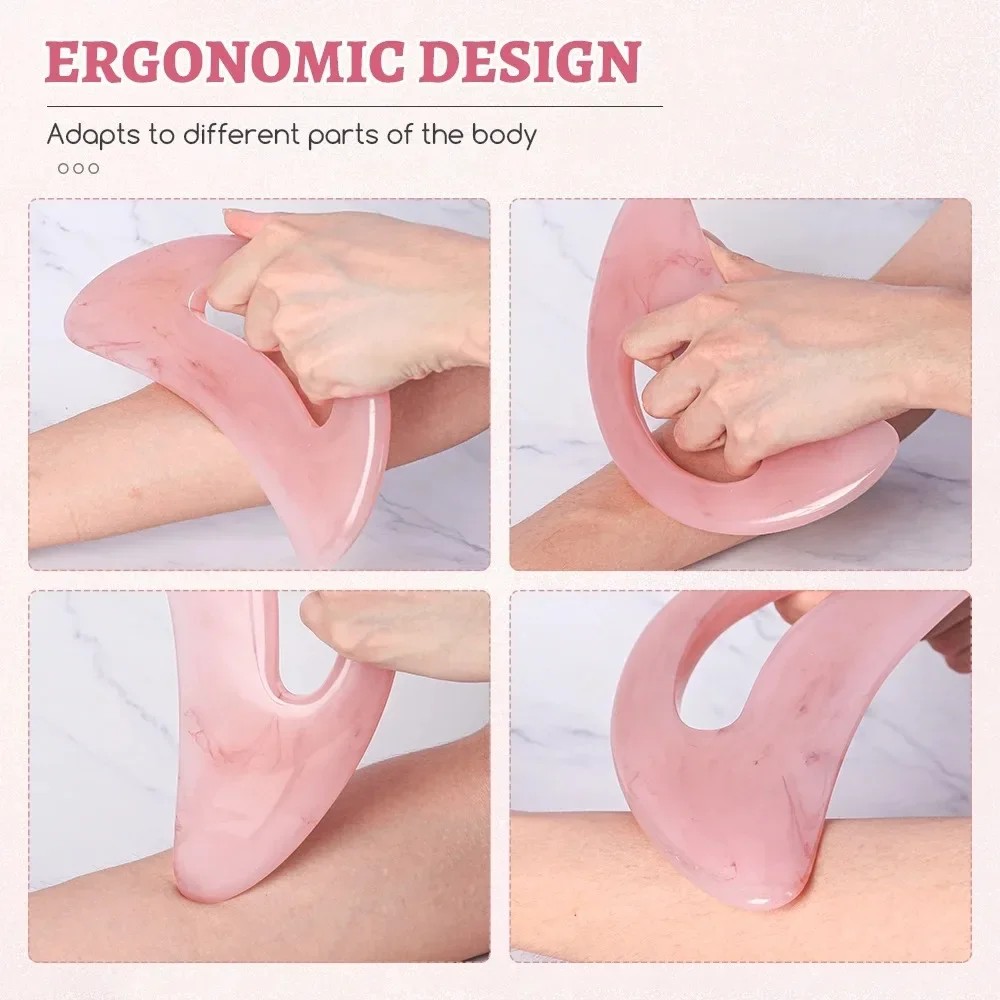 Gua Sha Massage Tool Neck Back Massager Body Leg Foot Guasha 4
