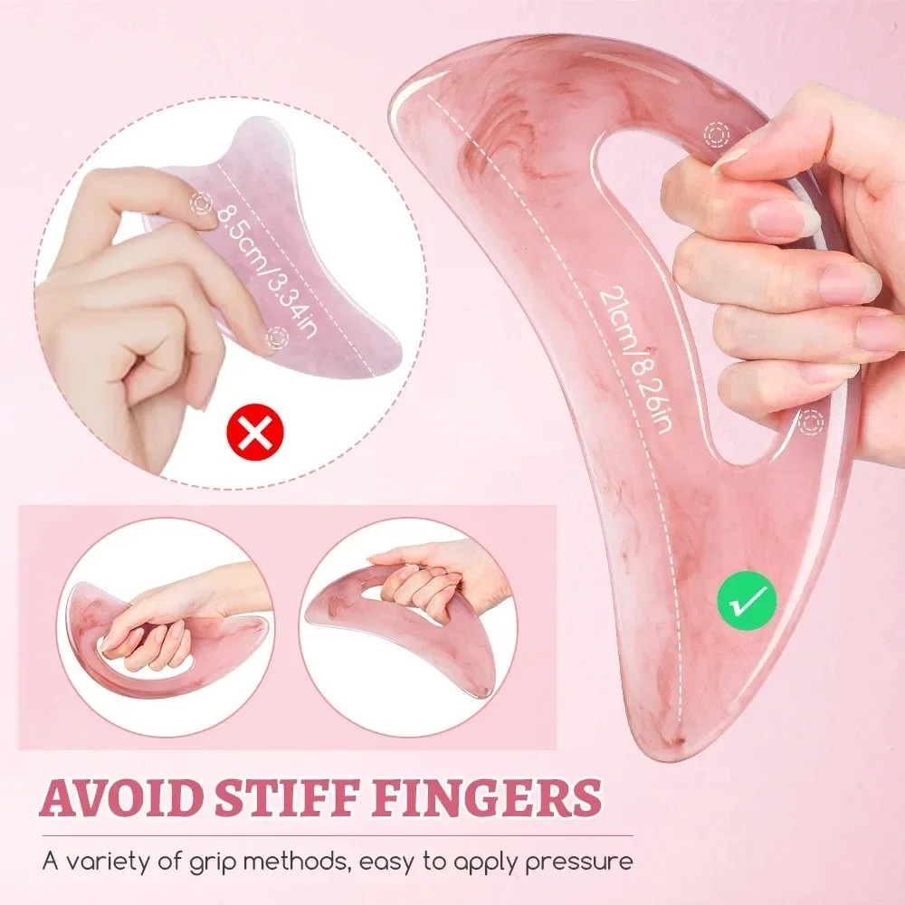 Gua Sha Massage Tool Neck Back Massager Body Leg Foot Guasha 6