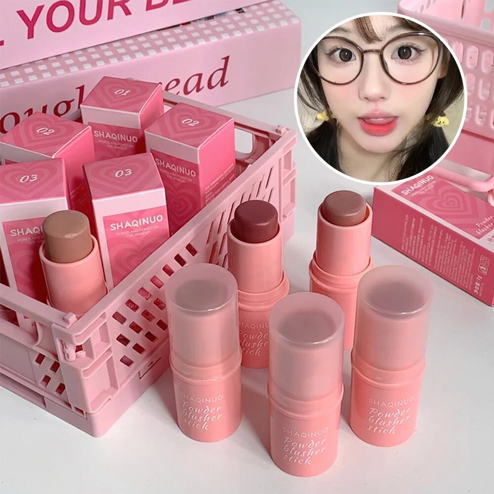 Velvet Matte Smooth Blush Stick Long-lasting And Low Saturat 5