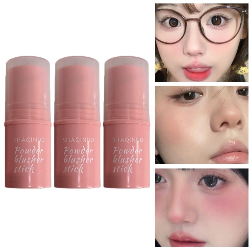 SHAQINUO Energizing Blush Stick - Natural Matte Finish 2