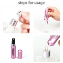 5ml Perfume Refill Bottle Portable Mini Refillable Spray Jar 5