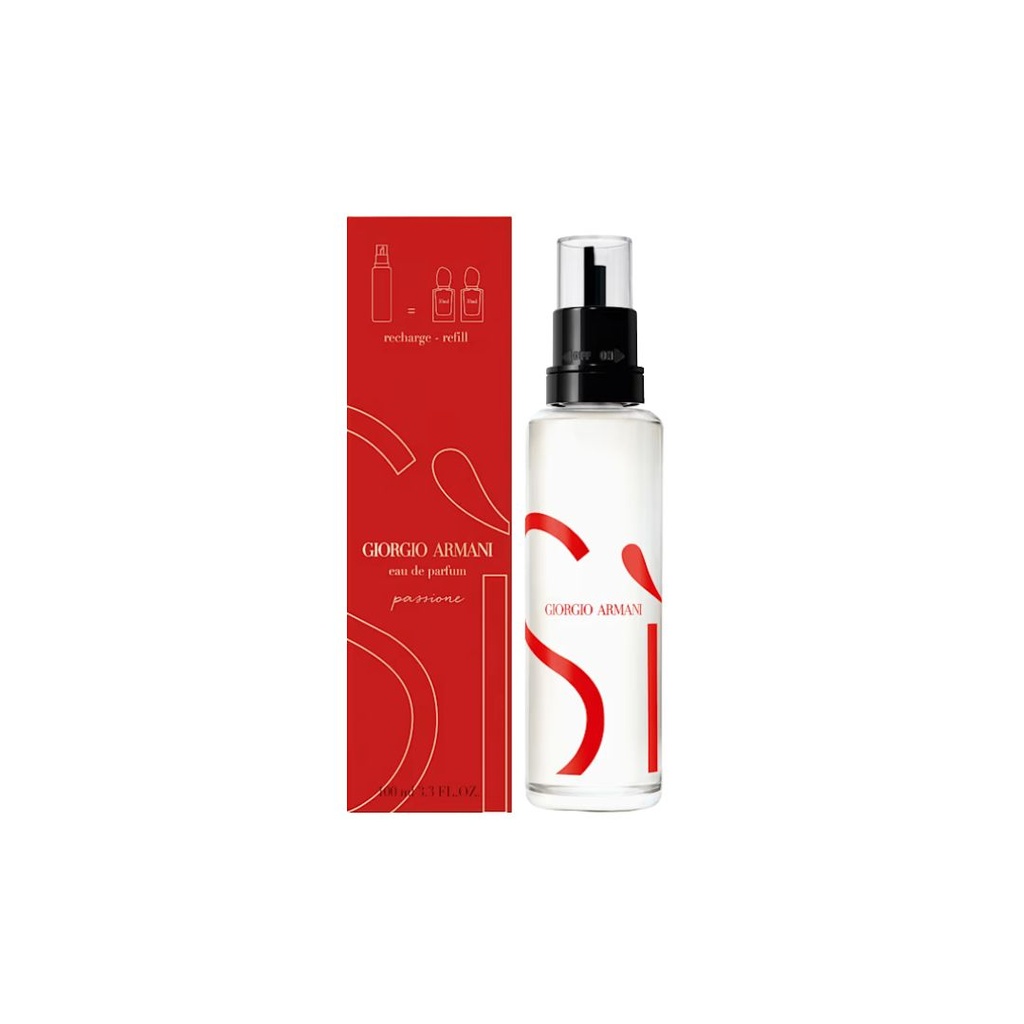 GIORGIO ARMANI SI PASSIONE (W) EDP 100ML REFILLABLE (150ml)