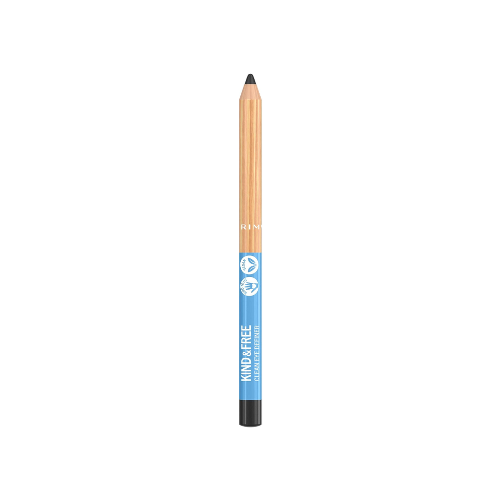 RIMMEL LONDON KIND & FREE # 001 PITCH 1.1G CLEAN EYE DEFINER
