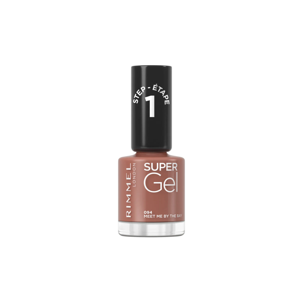 RIMMEL LONDON SUPER GEL NAIL POLISH # 090 PORCELAIN (W) 12ML