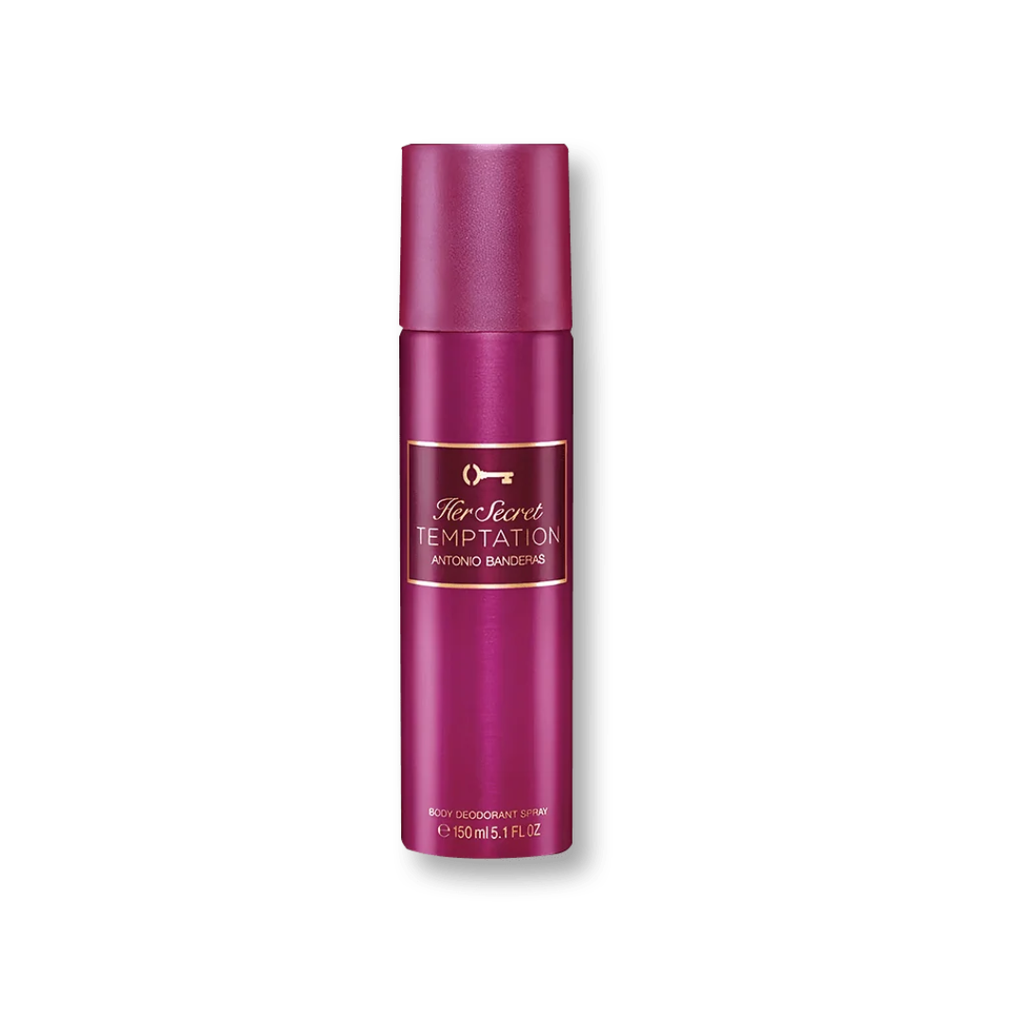 ANTONIO BANDERAS HER SECRET TEMPTATION (W) 150ML DEODORANT SPRAY
