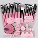 Makeup Brush Set 20Pcs Kit Soft Fluffy Eye Shadow Brushes Cosmetic