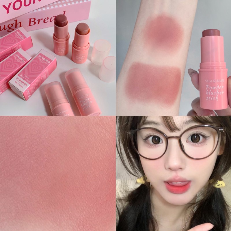 SHAQINUO Energizing Blush Stick - Natural Matte Finish