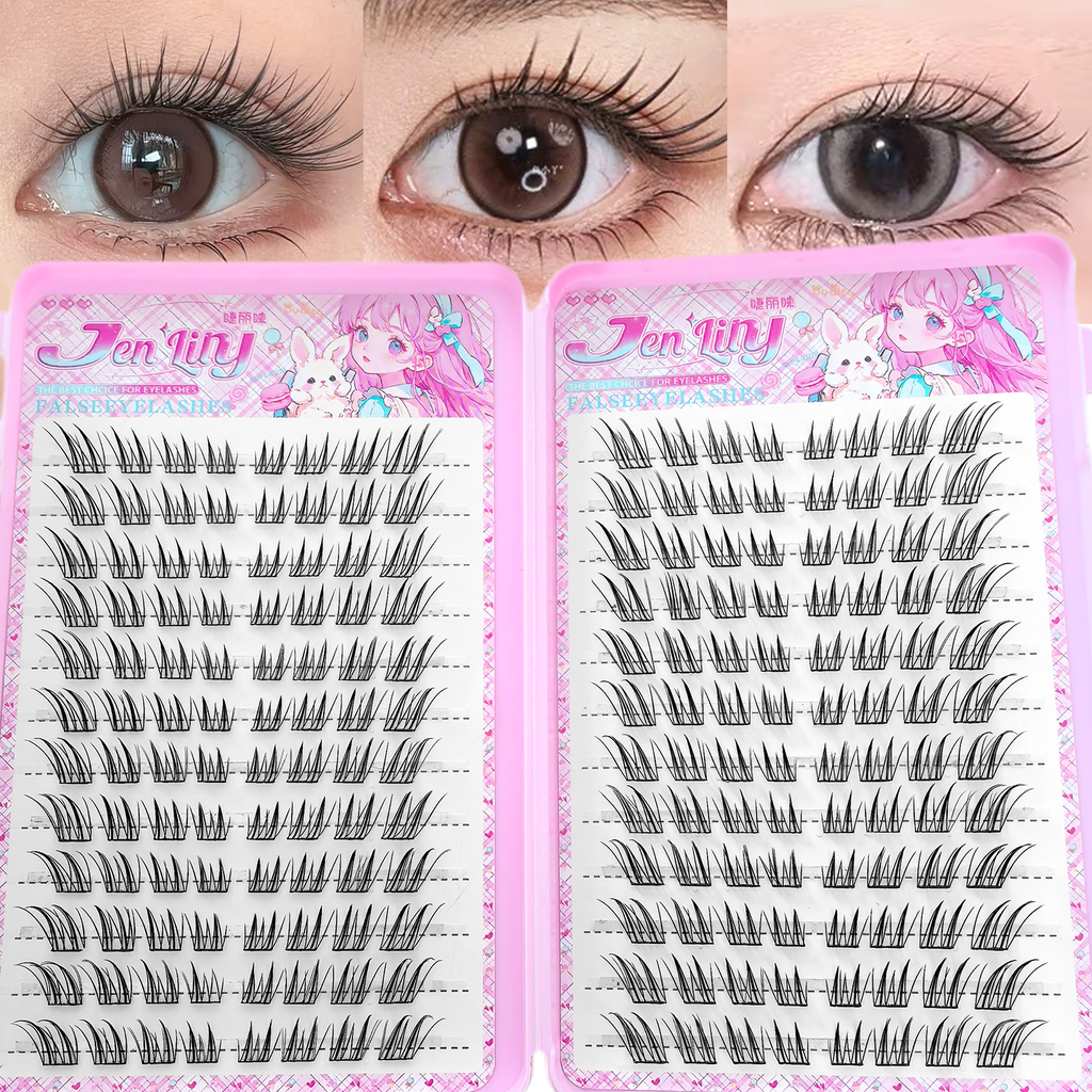 Fox Eye Glue-Free False Eyelashes Easy to Apply Beginner Friendly