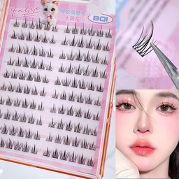 10 Rows of Large Capacity Glue-free False Eyelashes Single Cluster